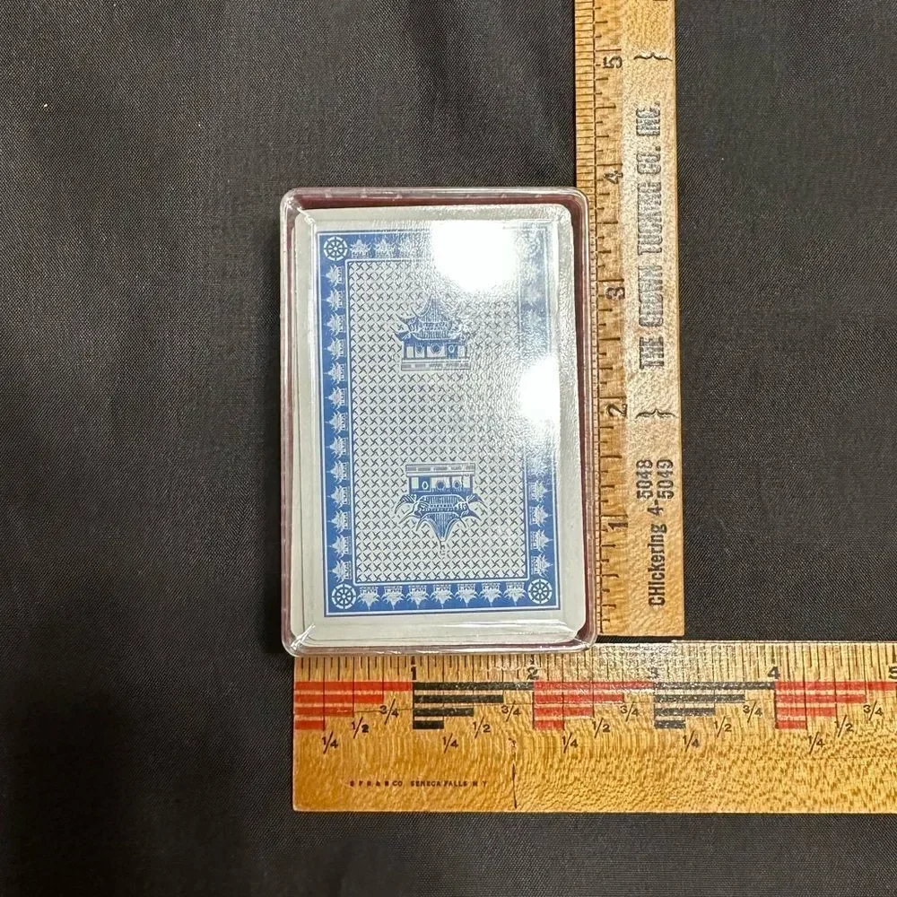 Vintage China Souvenir Classic Playing Cards Set with Red Case unused . - Picture 12 of 12